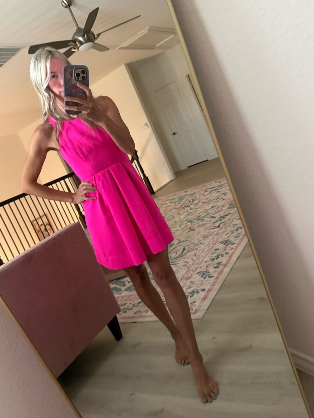 Lulus neon pink dress size xs